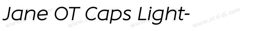 Jane OT Caps Light字体转换 Jane OT Caps Light字体转换